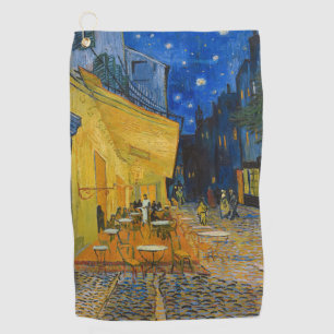 Vincent van Gogh - Cafe Terrace at Night Golf Towel