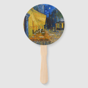 Vincent van Gogh - Cafe Terrace at Night Hand Fan