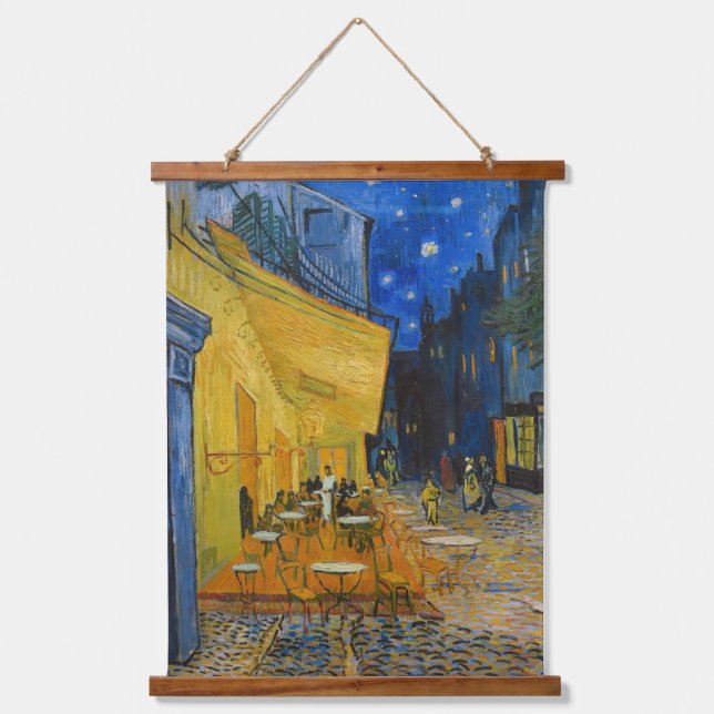 Vincent van Gogh - Cafe Terrace at Night Hanging Tapestry (Front)