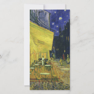 Vincent van Gogh - Cafe Terrace at Night Holiday Card