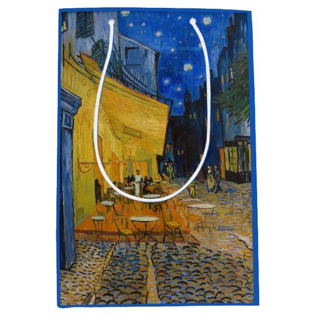 Vincent van Gogh - Cafe Terrace at Night Medium Gift Bag (Front)
