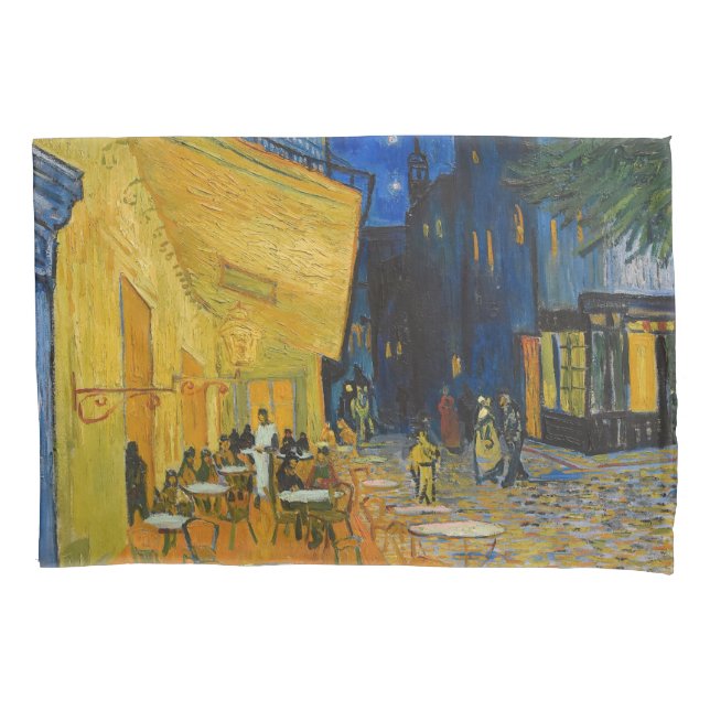 Vincent van Gogh - Cafe Terrace at Night Pillowcase (Front)
