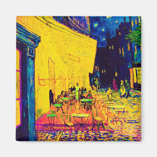 Vincent Van Gogh - Cafe Terrace At Night Pop Art Magnet