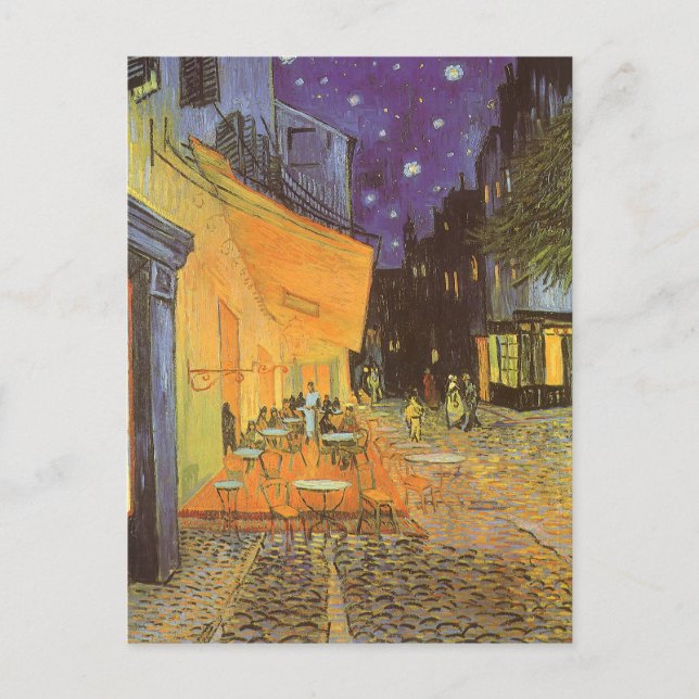 Vincent van Gogh - Cafe Terrace at Night Postcard (Front)