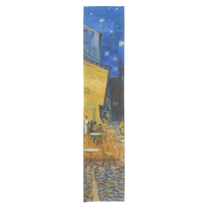 Vincent van Gogh - Cafe Terrace at Night Short Table Runner