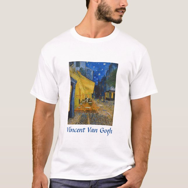 Vincent van Gogh - Cafe Terrace at Night T-Shirt (Front)