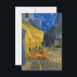 Vincent van Gogh - Cafe Terrace at Night Thank You Card<br><div class="desc">Cafe Terrace on the Place du Forum at Night - Vincent van Gogh,  1888</div>