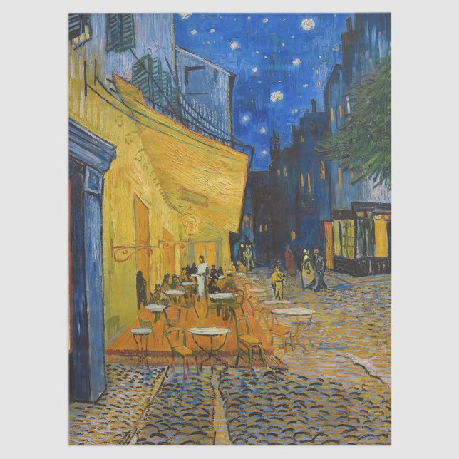 Vincent van Gogh - Cafe Terrace at Night Tissue Paper (Creator Uploaded)
