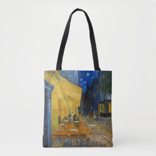 Vincent van Gogh - Cafe Terrace at Night Tote Bag
