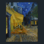 Vincent Van Gogh Cafe Terrace Classic Painting Poster<br><div class="desc">Vincent van Gogh's "Café Terrace at Night" is a painting he created in 1888, depicting a night scene of a café in Arles, France. The artwork features a striking contrast between warm yellow lights and a deep blue sky, evoking a serene yet vibrant nocturnal atmosphere. The café terrace is bathed...</div>