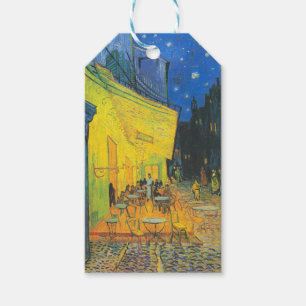 Vincent Van Gogh Cafe Terrace Masterpiece Gift Tags