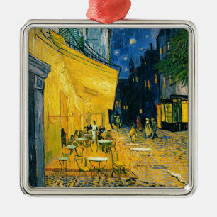 Vincent van Gogh   Cafe Terrace, Place du Forum Metal Tree Decoration