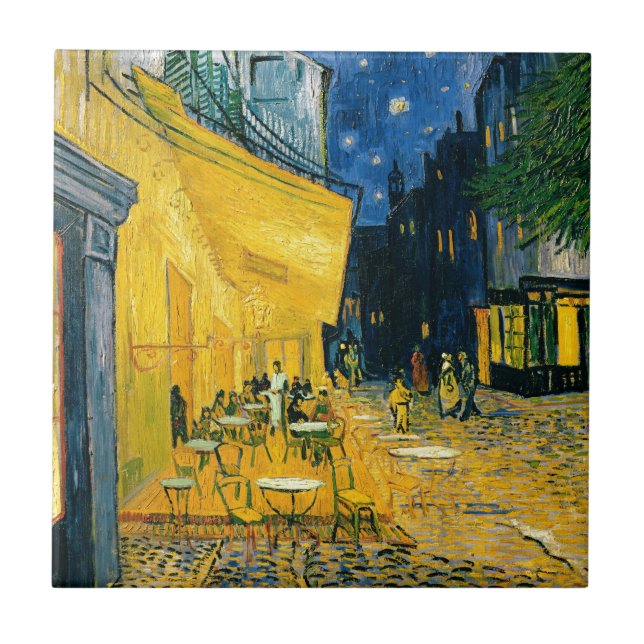 Vincent van Gogh | Cafe Terrace, Place du Forum Tile (Front)