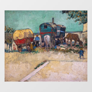 Vincent Van Gogh - Caravans, Gypsy Camp near Arles
