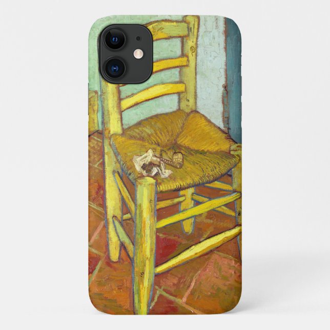 Vincent Van Gogh Chair with Pipe Case-Mate iPhone Case (Back)