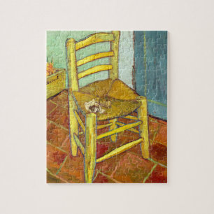 Vincent Van Gogh Chair with Pipe Jigsaw Puzzle