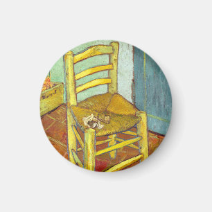 Vincent Van Gogh Chair with Pipe Magnet