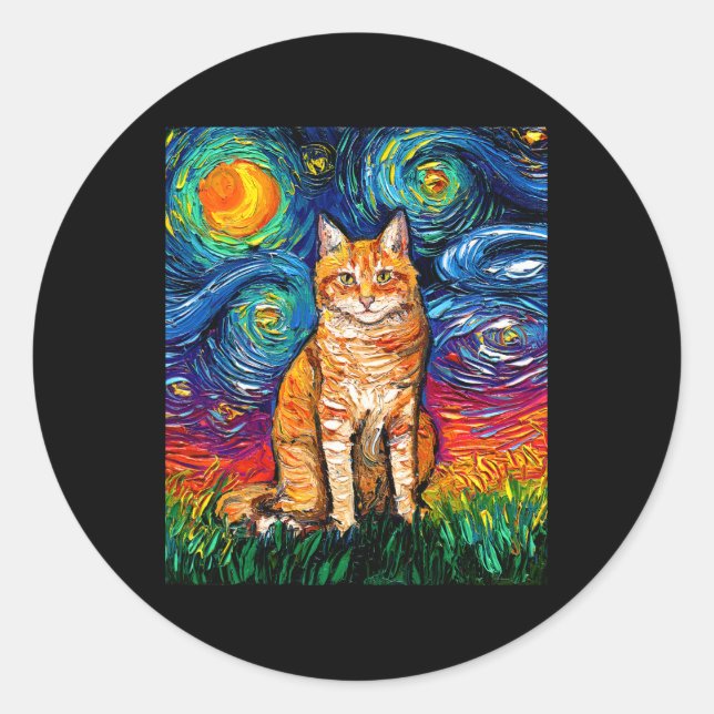 Vincent Van Gogh  Classic Round Sticker (Front)