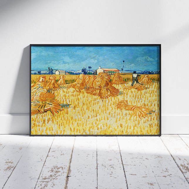 Vincent Van Gogh, Corn Harvest in Provence Poster (Creator Uploaded)