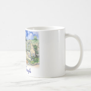 Vincent Van Gogh - Cottages with Thatched Roofs Coffee Mug