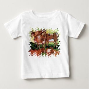 Vincent Van Gogh - Cows (After Jordaens) Fine Art Baby T-Shirt
