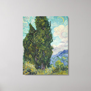 Vincent van Gogh - Cypresses Canvas Print