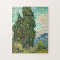 Vincent Van Gogh Cypresses