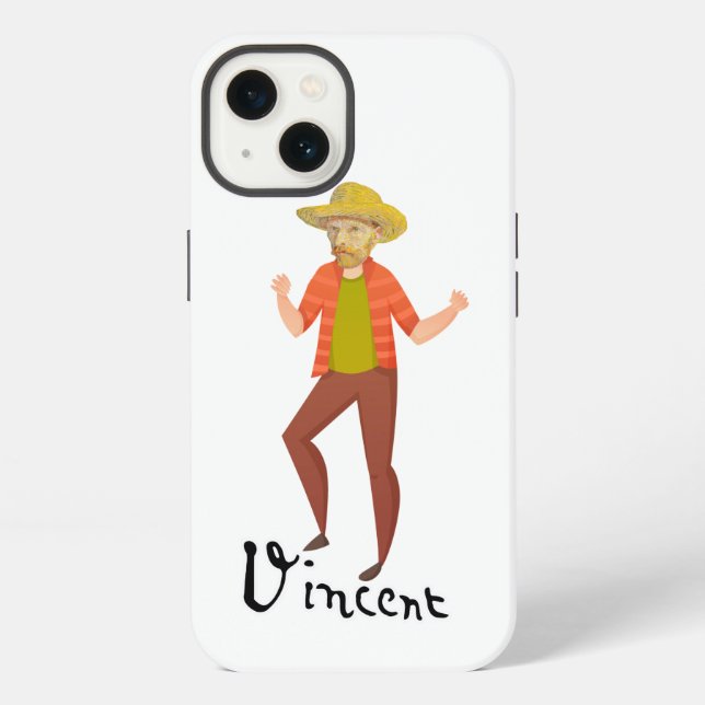 Vincent Van Gogh Dancing iPhone Case (Back)