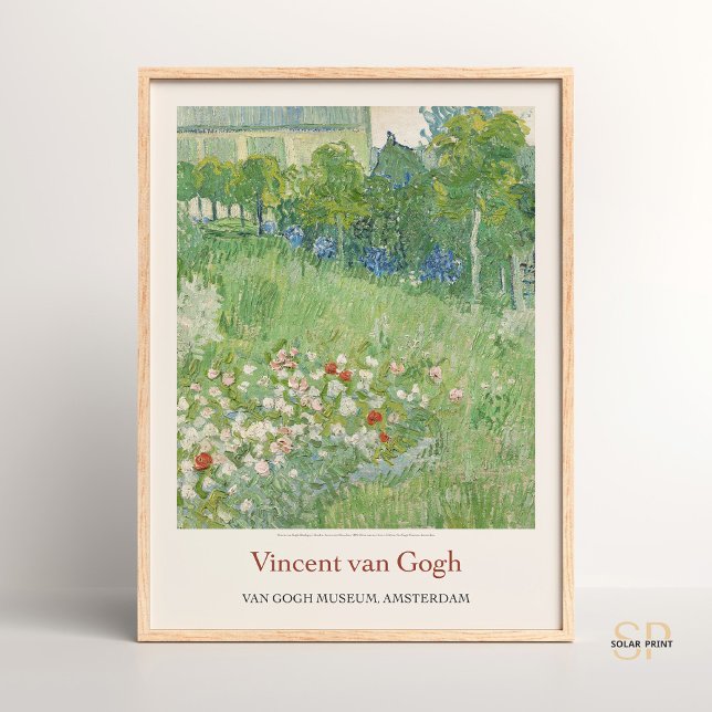 Vincent van Gogh Daubigny's Garden Art Print Retro (Creator Uploaded)