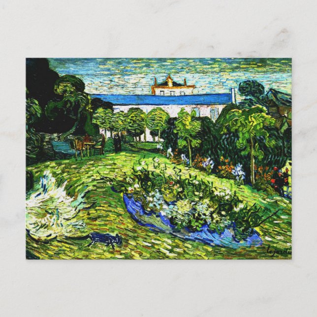Vincent van Gogh, Daubigny's Garden, Postcard (Front)