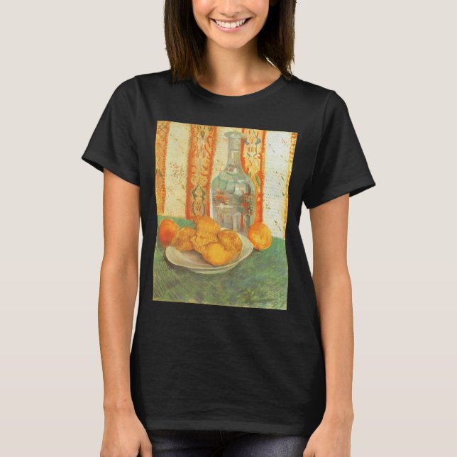 Vincent van Gogh - Decanter and Lemons on a Plate T-Shirt (Front)