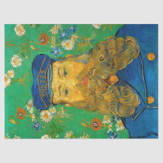 Vincent Van Gogh Decoupage Decoupaging Flowers Tissue Paper (Front)
