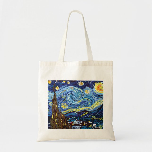 Vincent van Gogh digital Vector study Tote Bag (Front)