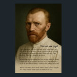 Vincent van Gogh – Emotional Tribute Poster<br><div class="desc">This exclusive portrait of Vincent van Gogh honours the raw humanity of one of history’s most misunderstood and celebrated artists. The testament beneath the image is not a quote, but a curated reflection drawn from Van Gogh’s own writings—his thoughts, struggles, and fierce dedication to art and love. Though plagued by...</div>