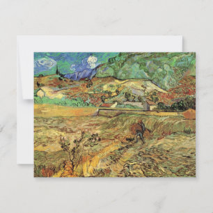 Vincent van Gogh - Enclosed Wheat Field w Peasant