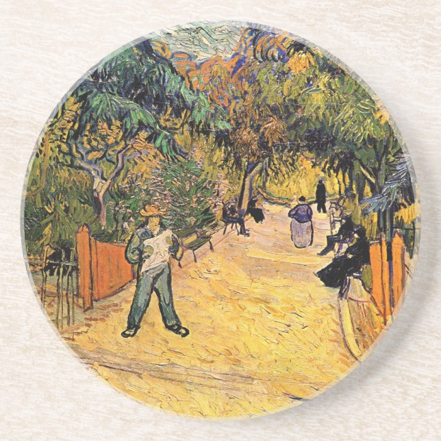 Vincent van Gogh - Entrance to Public Park, Arles Coaster (Front)