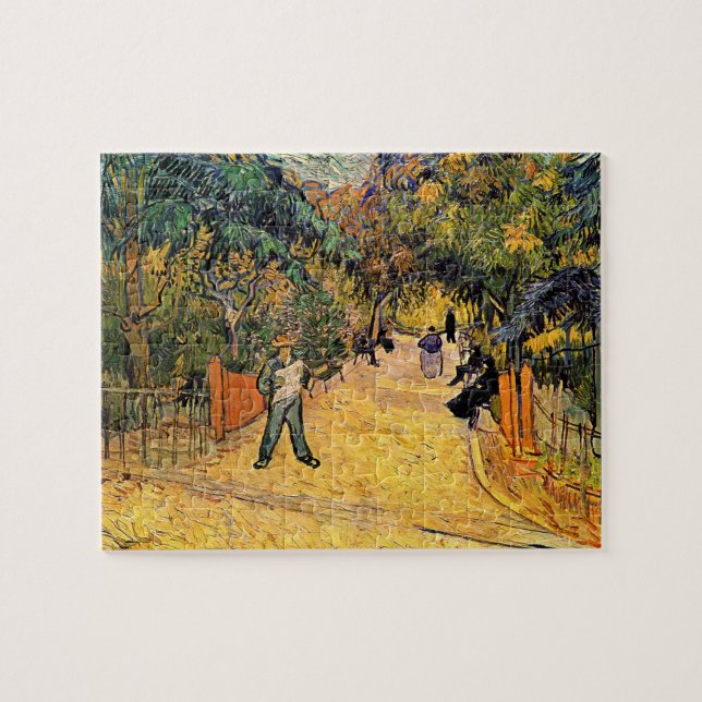 Vincent van Gogh - Entrance to Public Park, Arles Jigsaw Puzzle (Horizontal)