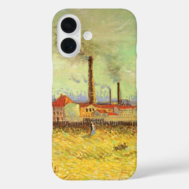 Vincent van Gogh - Factories at Asnieres Case-Mate iPhone Case (Back)
