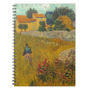 Vincent van Gogh   Farmhouse in Provence, 1888 Spiral Notebook
