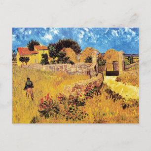 Vincent Van Gogh - Farmhouse In Provence Fine Art Postcard