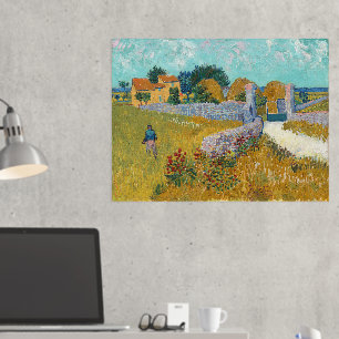 Vincent Van Gogh, Farmhouse in Provence Foil Prints