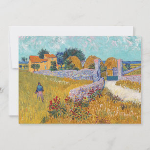 Vincent van Gogh - Farmhouse in Provence Invitation