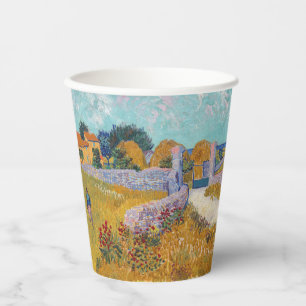 Vincent van Gogh - Farmhouse in Provence Paper Cups