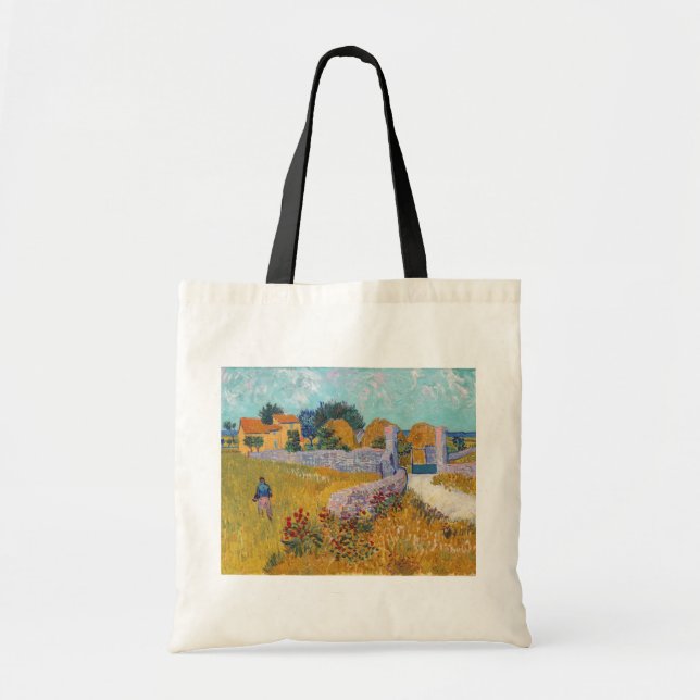 Vincent van Gogh - Farmhouse in Provence Tote Bag (Front)