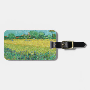 Vincent van Gogh - Field with Irises near Arles Luggage Tag