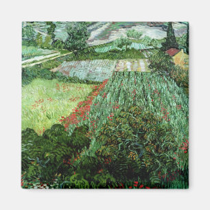 Vincent van Gogh Field with Poppies, 1889 Magnet