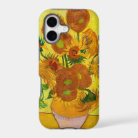 Vincent Van Gogh Fifteen Sunflowers In a Vase Art