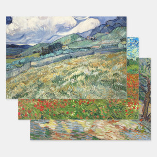 Vincent Van Gogh Fine Art Decoupage  Wrapping Paper Sheet
