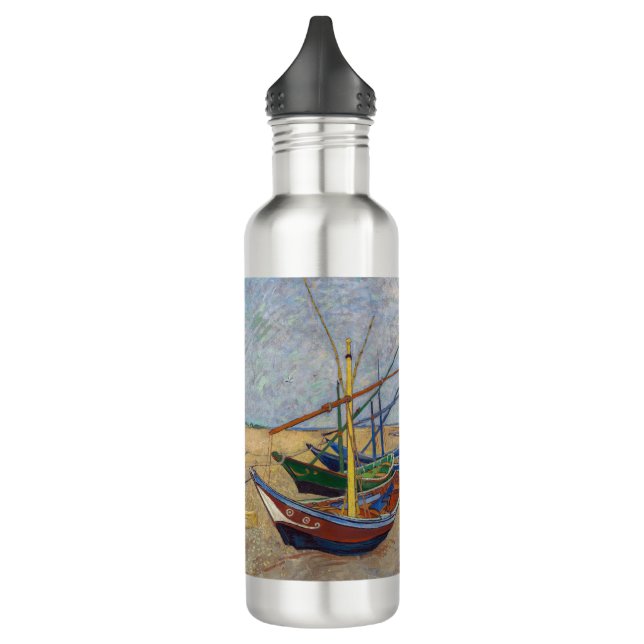 Vincent van Gogh - Fishing Boats on the Beach 710 Ml Water Bottle (Left)