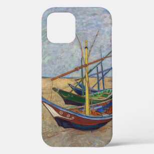 Vincent van Gogh - Fishing Boats on the Beach iPhone 12 Case